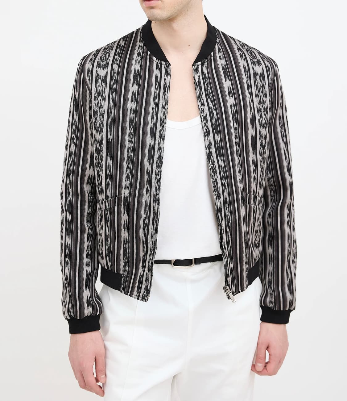생로랑 18SS ikat 리버시블 테디 자켓 상품이미지1