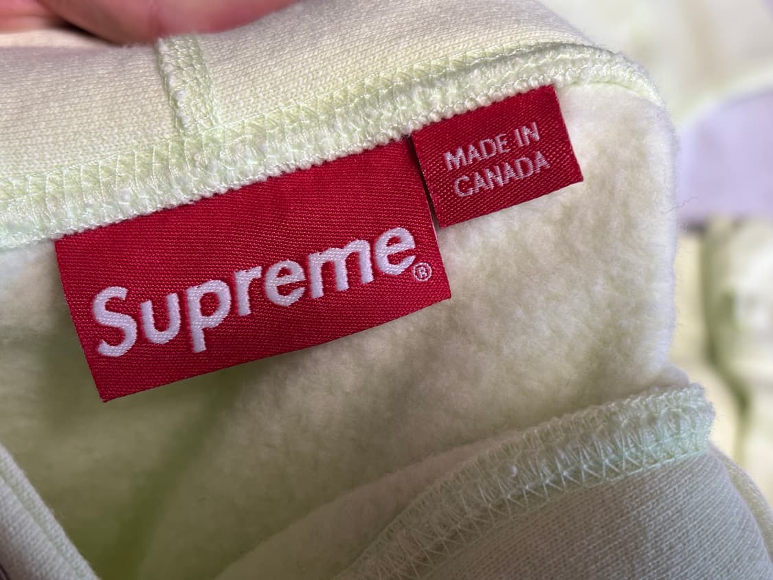 [L] 17FW 슈프림 박스로고 후드 페일라임 상품이미지4