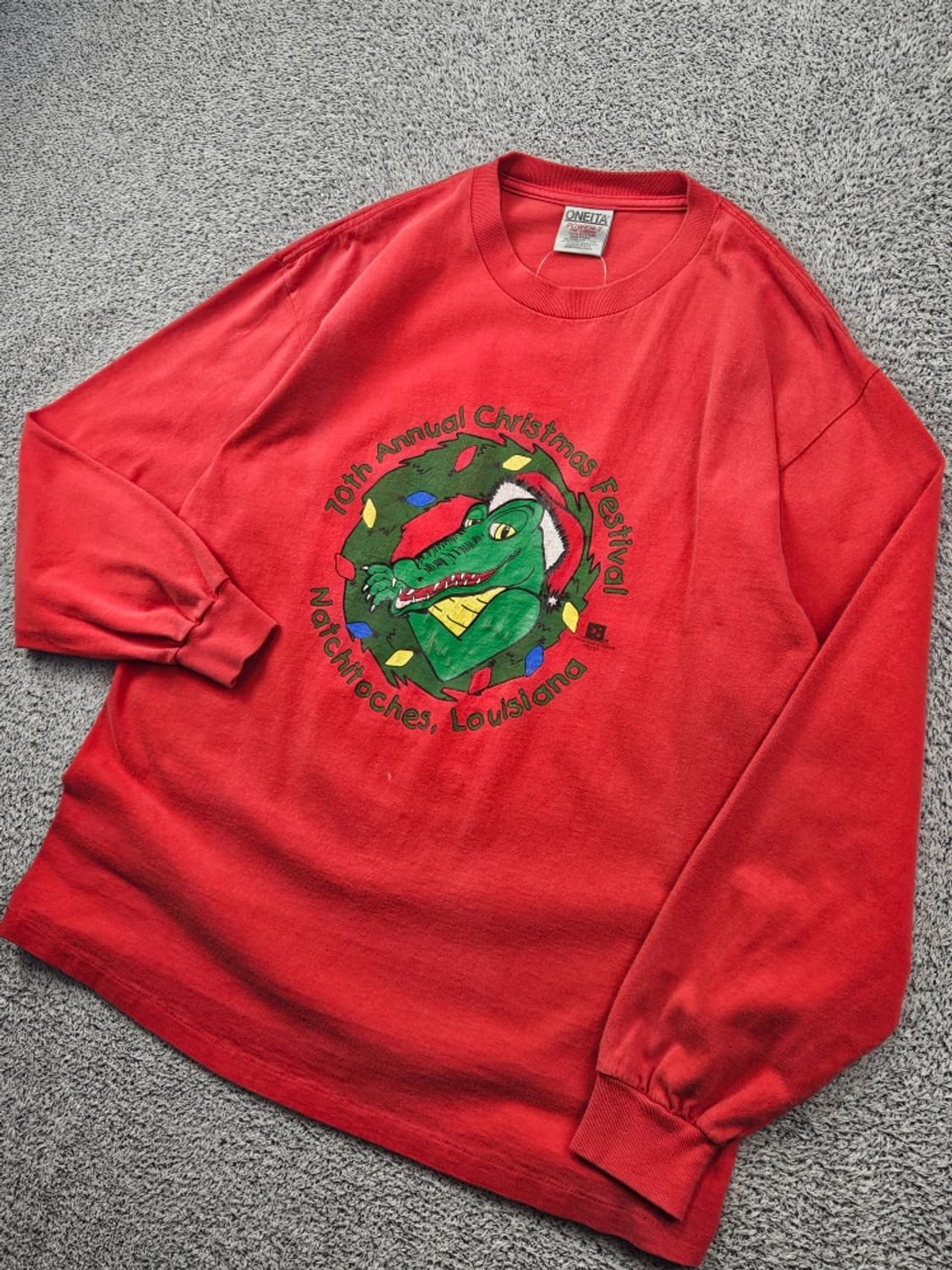 90's USA 오네이타 싱글 스티치 롱 슬리브 ( L ) / 11627 상품이미지4