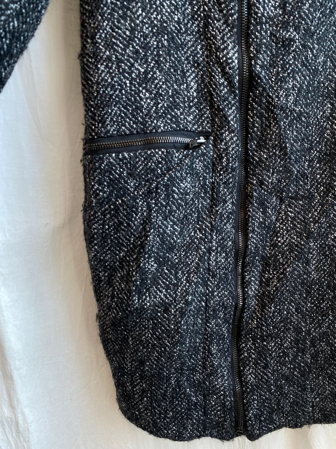 MAJJI STUDIO 트위드 지퍼 코트(M) 상품이미지9