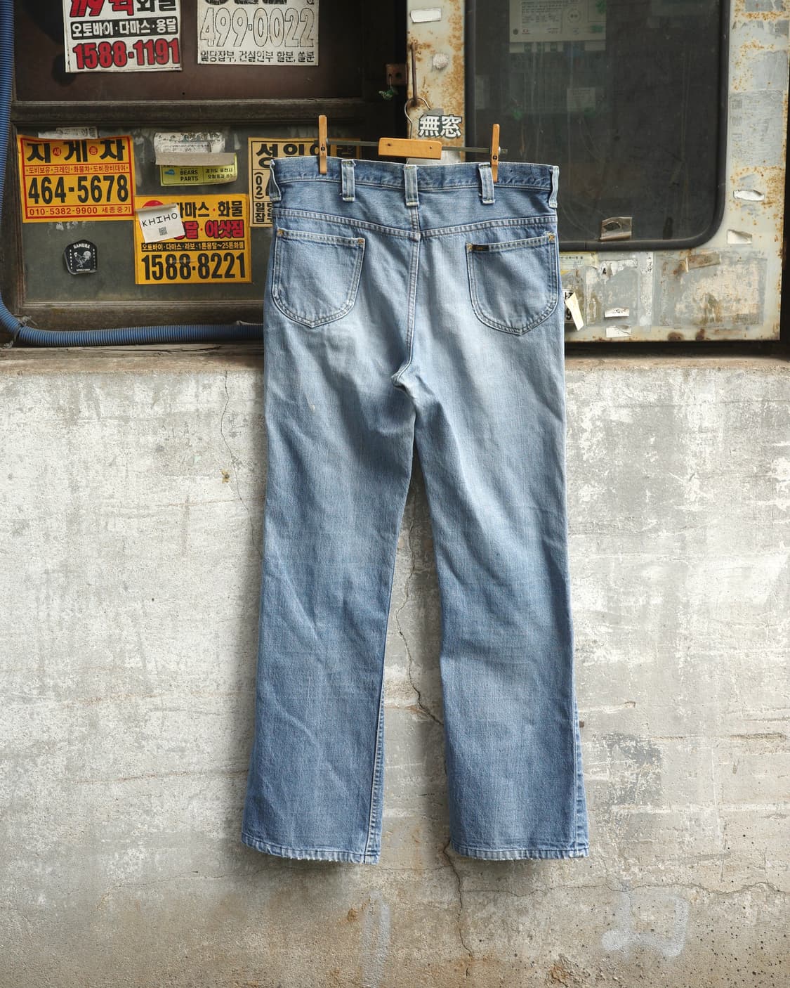 70‘s Lee 리페어 데님 플레어 팬츠 상품이미지7