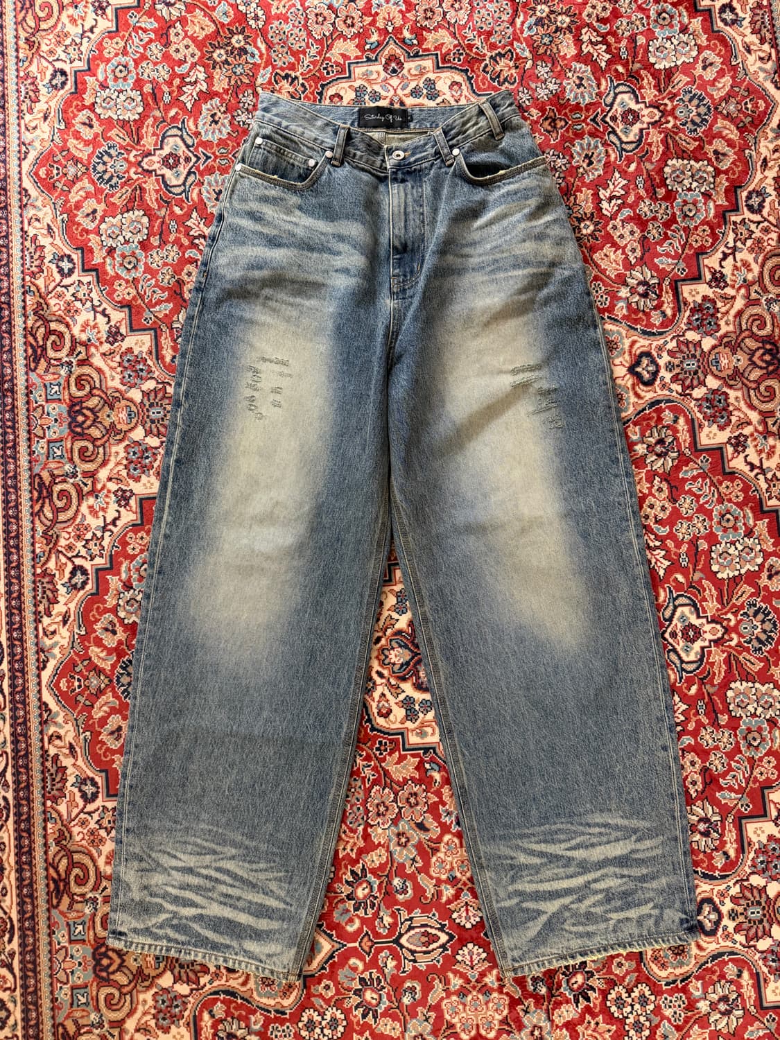 Stu 벌룬 데님팬츠 상품이미지1