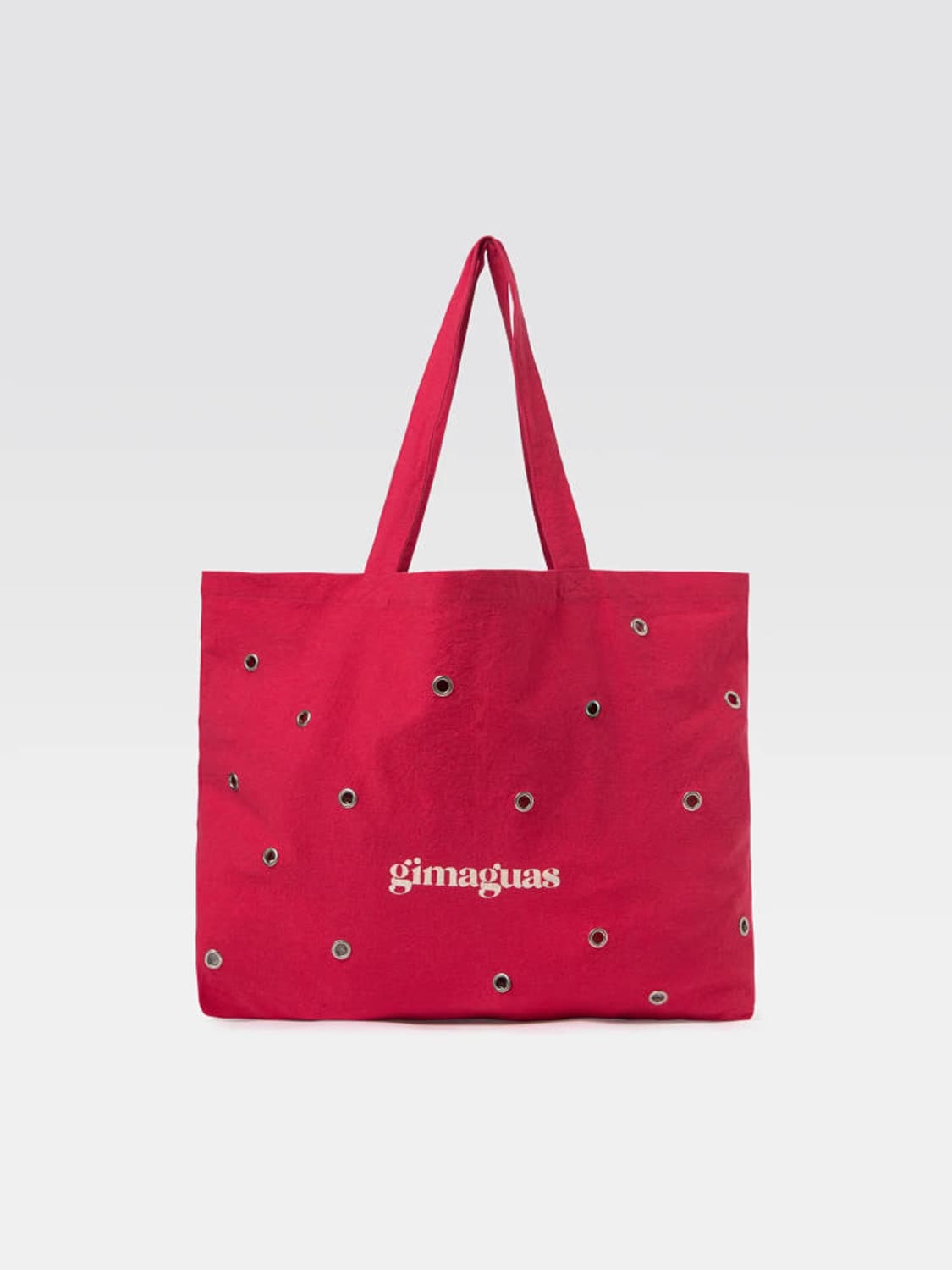 기마구아스 빅 아일렛 토트백 레드 상품이미지2