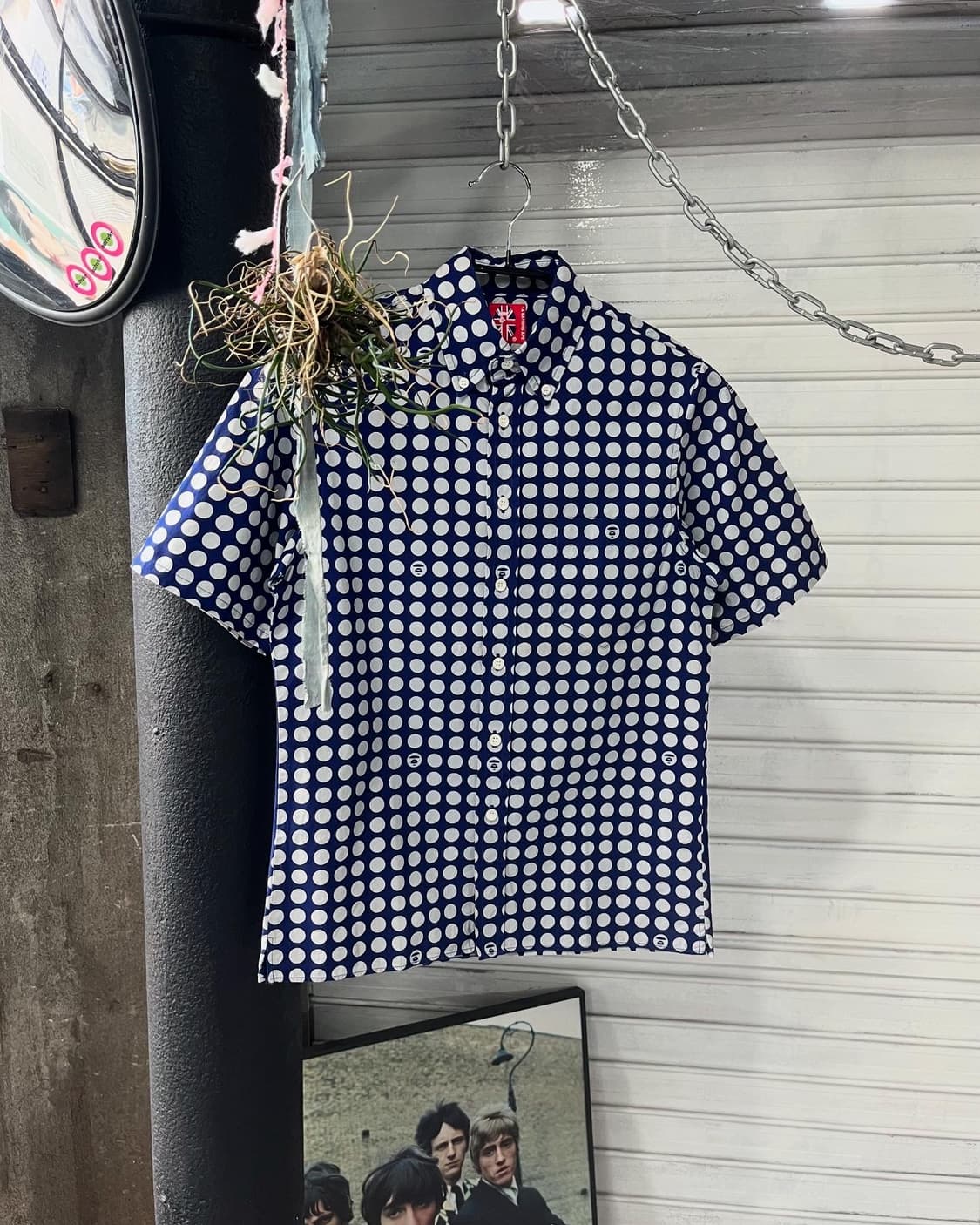 00s a bathing ape dot shirt 상품이미지1
