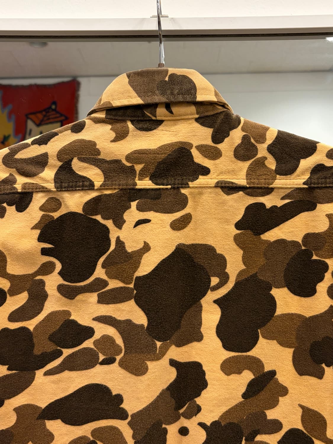 80s DeerSkin 디어스킨 덕카모 멜톤 헌팅 샤모아 셔츠 (USA) 상품이미지7