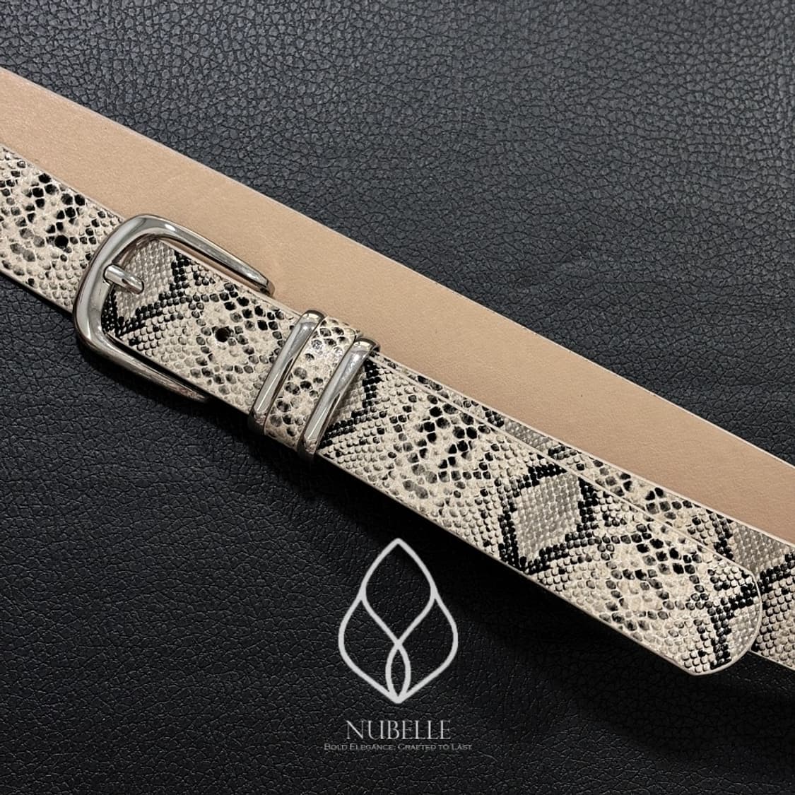🌗 Leopard western belt / 호피 송치털 웨스턴 벨트 상품이미지9