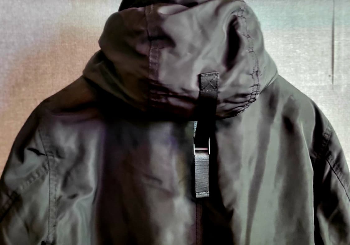 [미착용 새상품] SUPERDRY 밀리터리  카모 블랙 롱 패딩자켓 상품이미지6