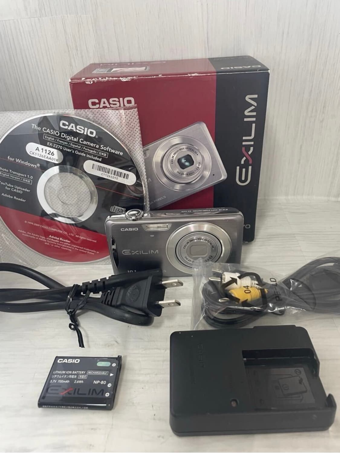 카시오 엑슬림 Z270 EX-270 빈티지 디지털 카메라, 디카 상품이미지7