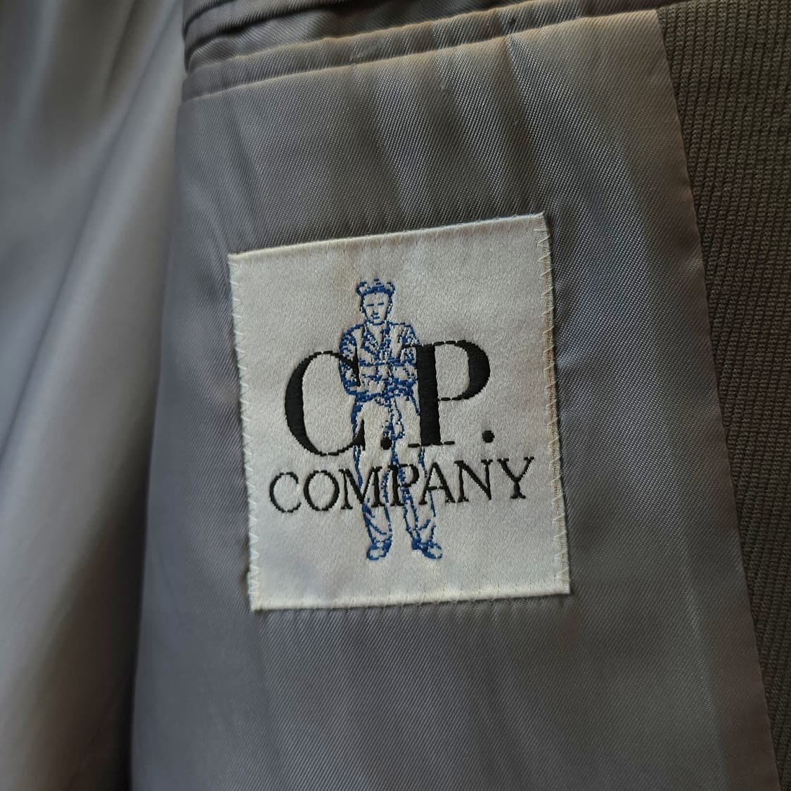 90's 씨피컴퍼니 수트 셋업 빈티지 양복 셋업 샤크 그레이 100 82 상품이미지7