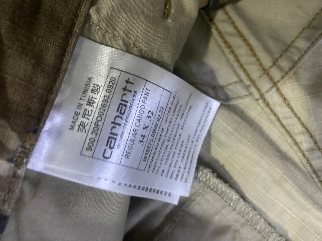 칼하트 레귤러 카고 Camo Combi Sand 상품이미지4