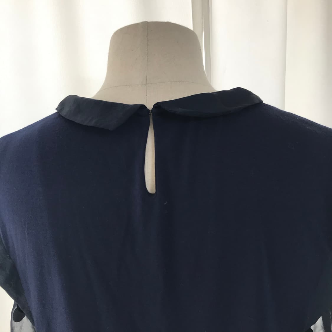Black dot collar sleeveless 상품이미지5
