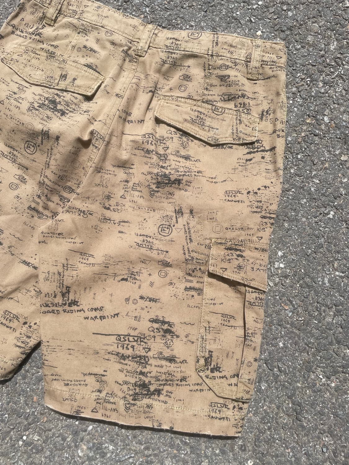 QUIKSILVER 퀵실버 올오버 프린팅 카고 반바지 상품이미지9