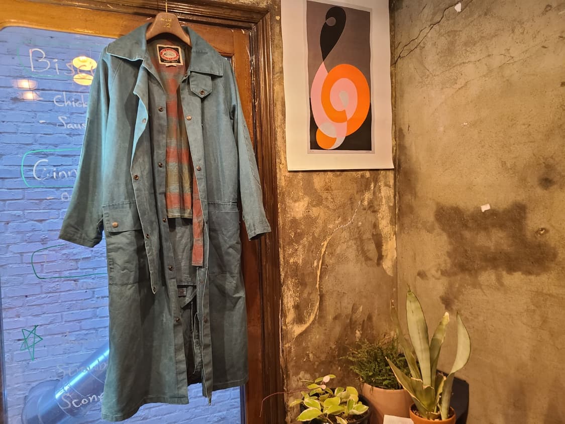 90'S 호주 수렵용아웃도어 코트  상품이미지5