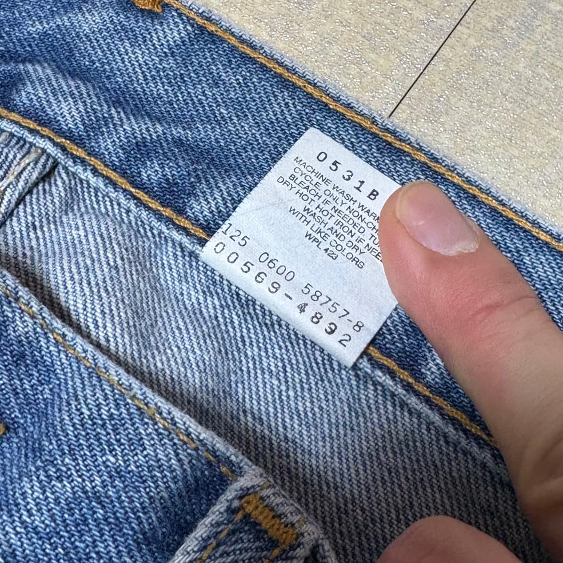 00s 리바이스 569 청바지 중청 상품이미지3