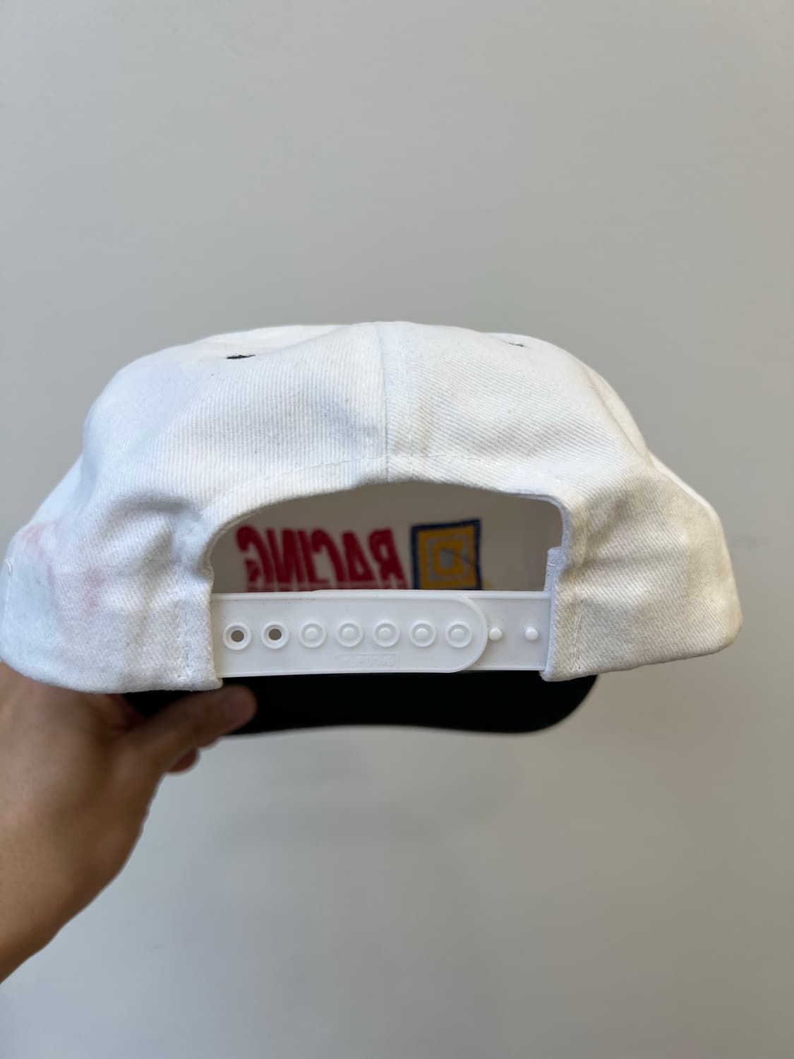 90's D RACING 투톤 캡 상품이미지4