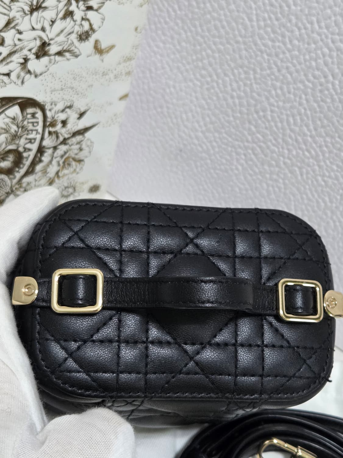 [새상품급] 디올 레이디 디올 까나쥬 미니 베니티 백 상품이미지4