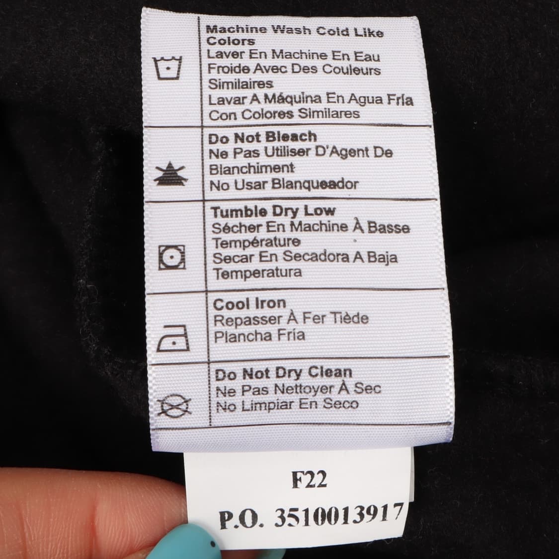 칼하트 k122 루즈 핏 블랙 후드집업 상품이미지9