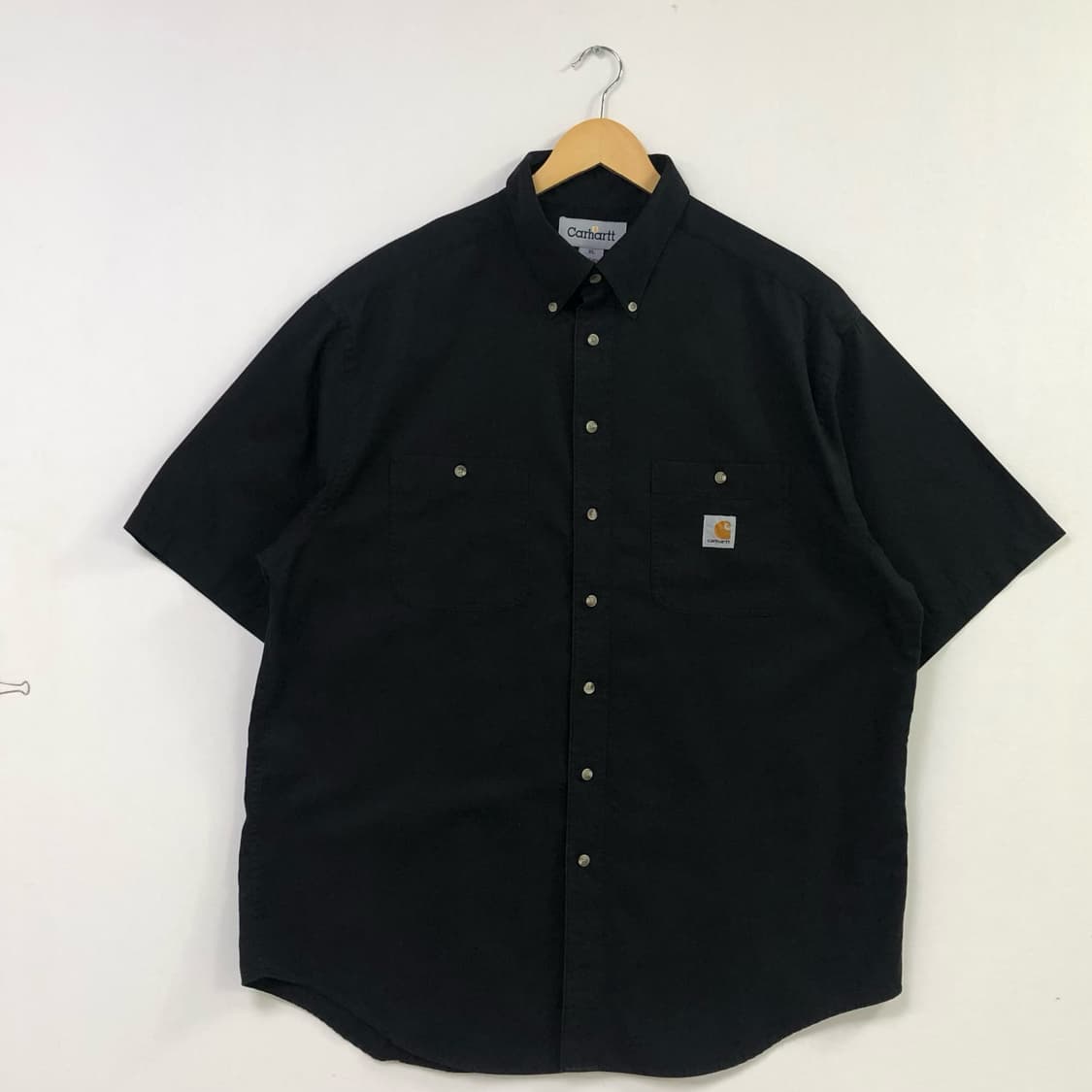 Xxl 칼하트 블랙 워크 셔츠 상품이미지2