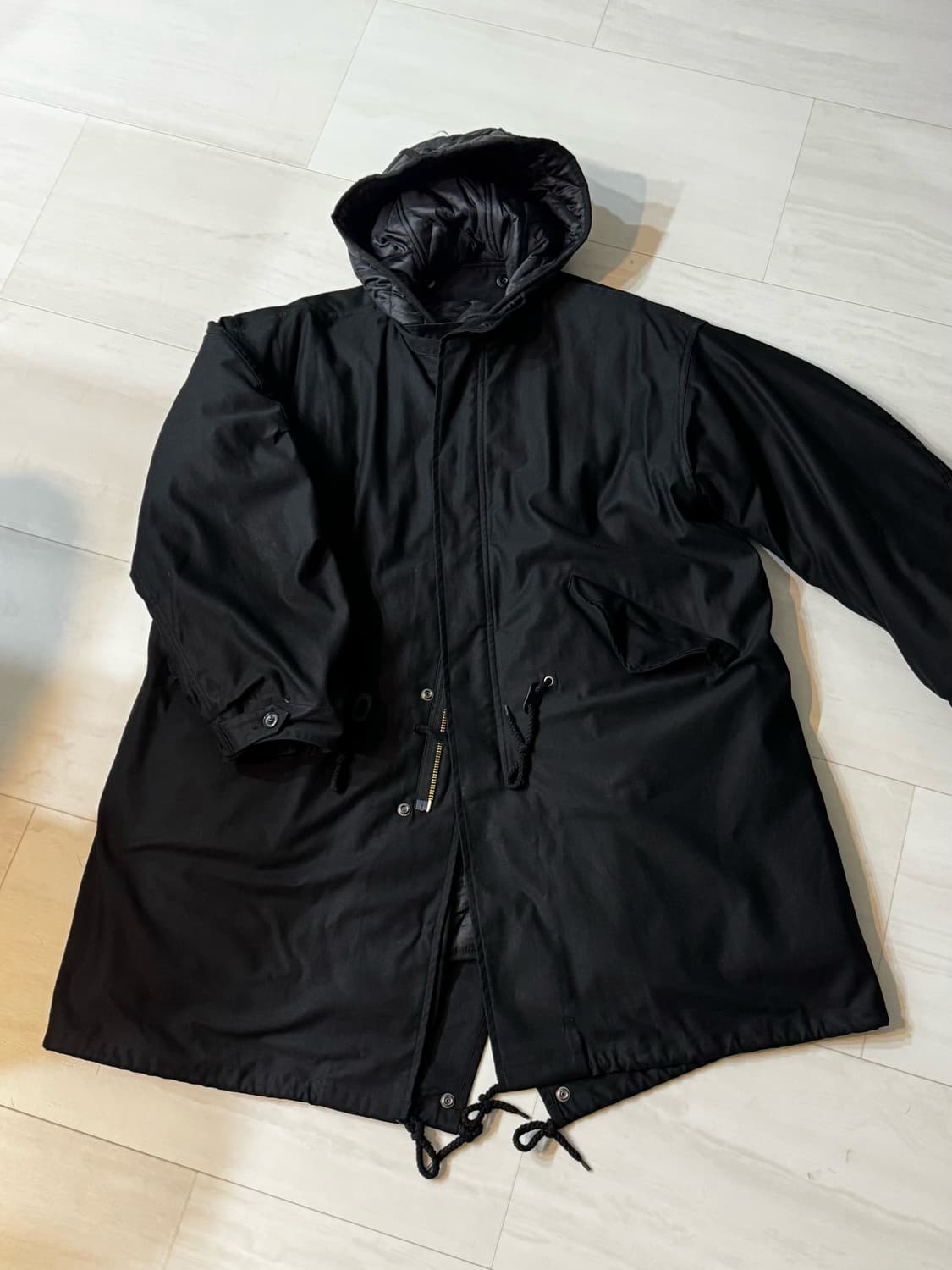 COTTON BACK SATIN M65 FISHTAIL PARKA 상품이미지5