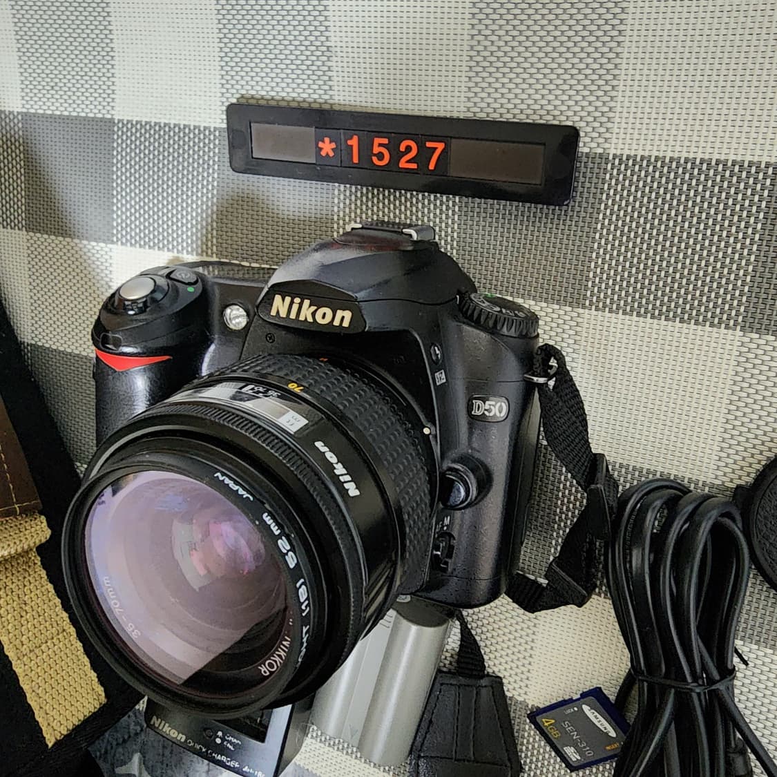 니콘 D50 디지털카메라 35-70 줌렌즈 가방 세트 상품이미지2