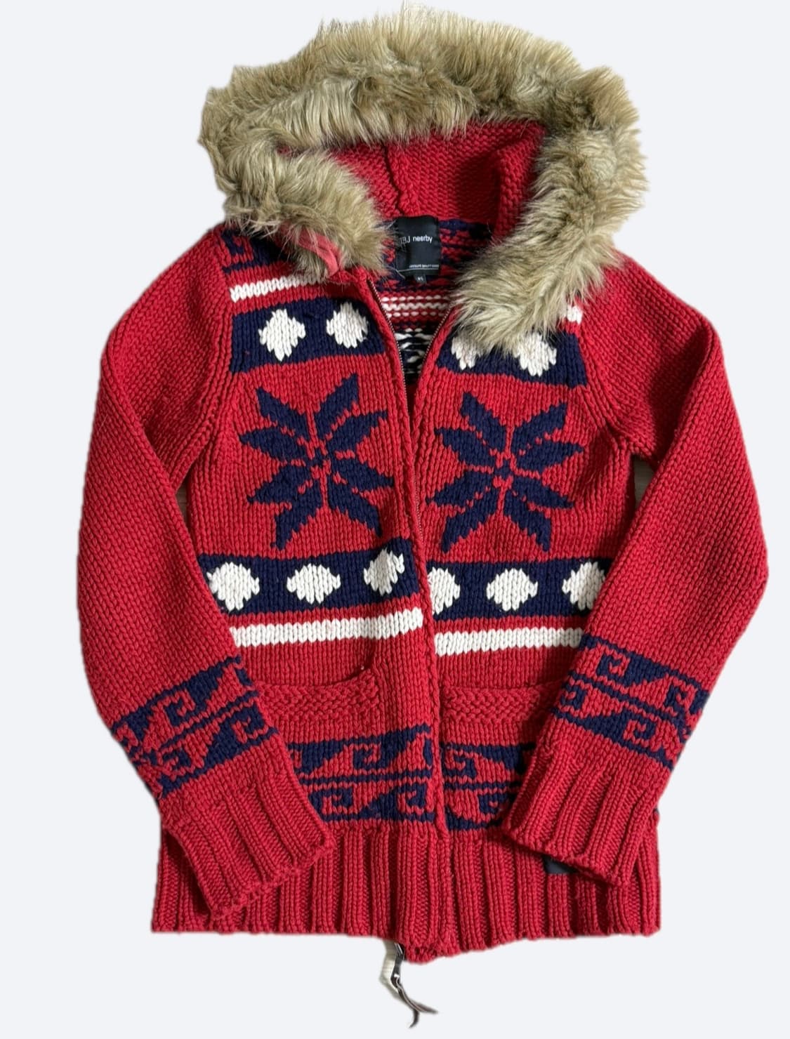 (할인) TBJ 코위찬 니트 후드집업 상품이미지1