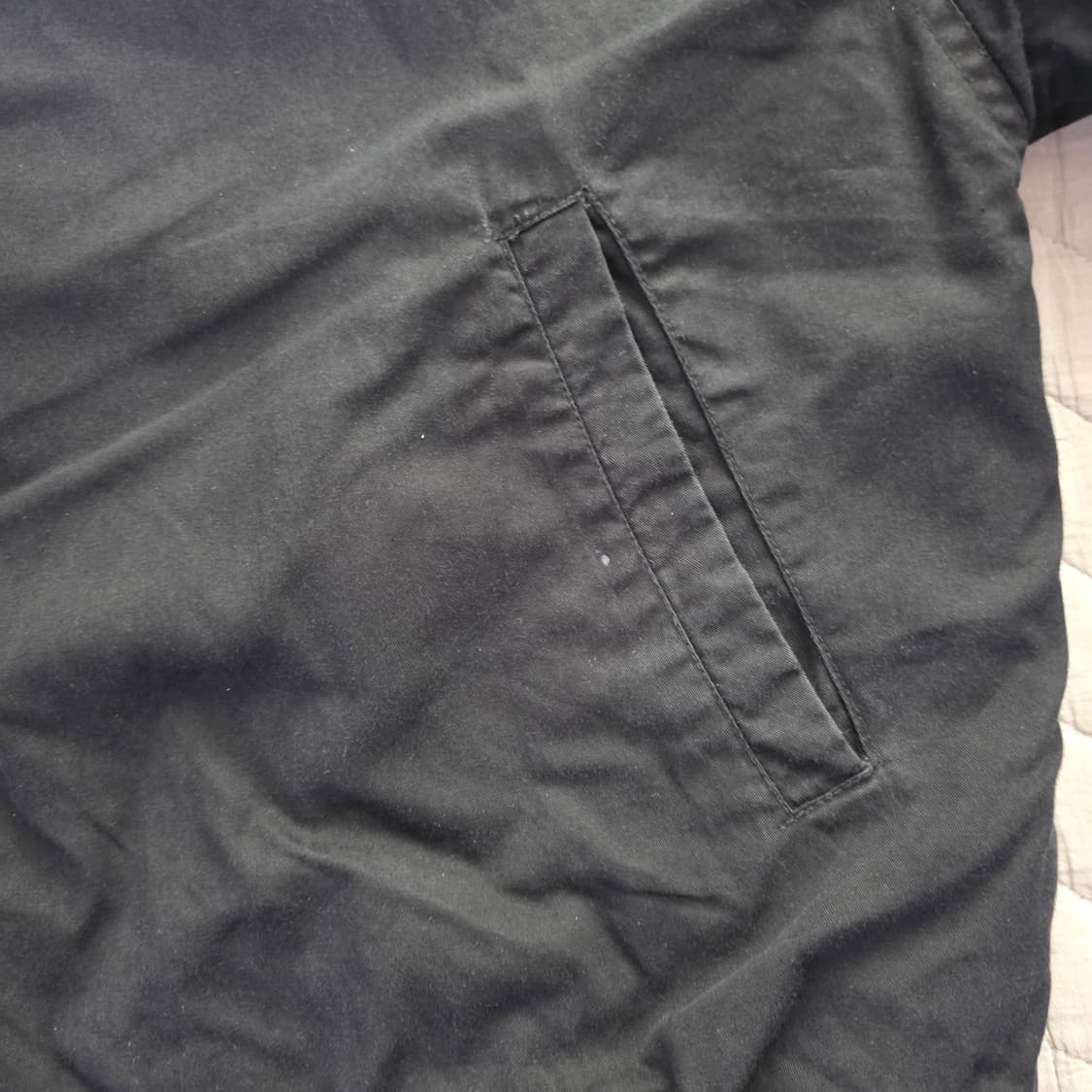 [M] 90s 빈티지 말보로 리버시블 봄버 자켓 블랙/레드 라이트 페이드 상품이미지5