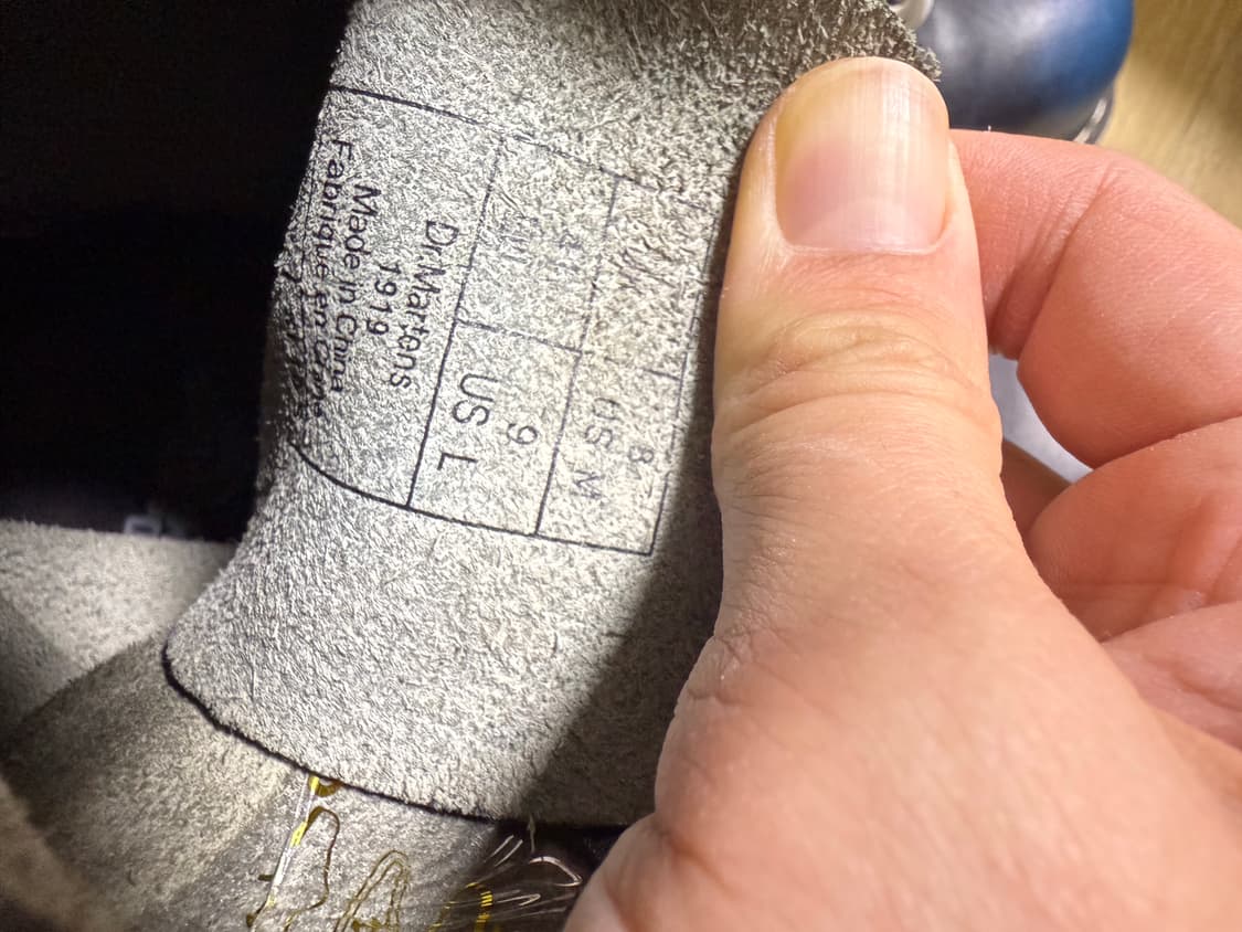 [사용감적음] 닥터마틴 1919 10홀 부츠 41사이즈(260-265) 상품이미지6