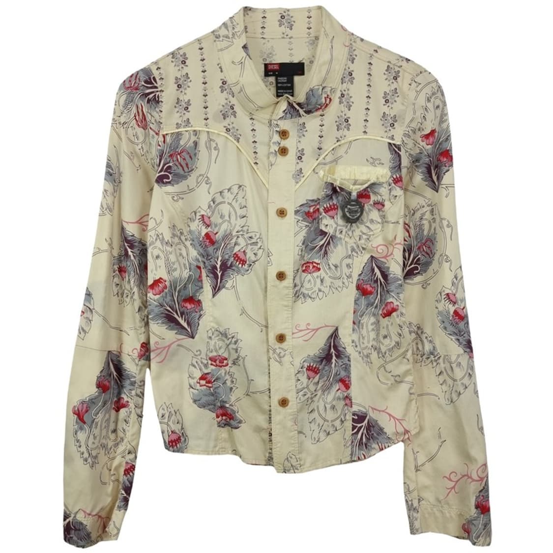 [디젤] 아카이브 빈티지 패턴 웨스턴 셔츠 블라우스 P01554 상품이미지2