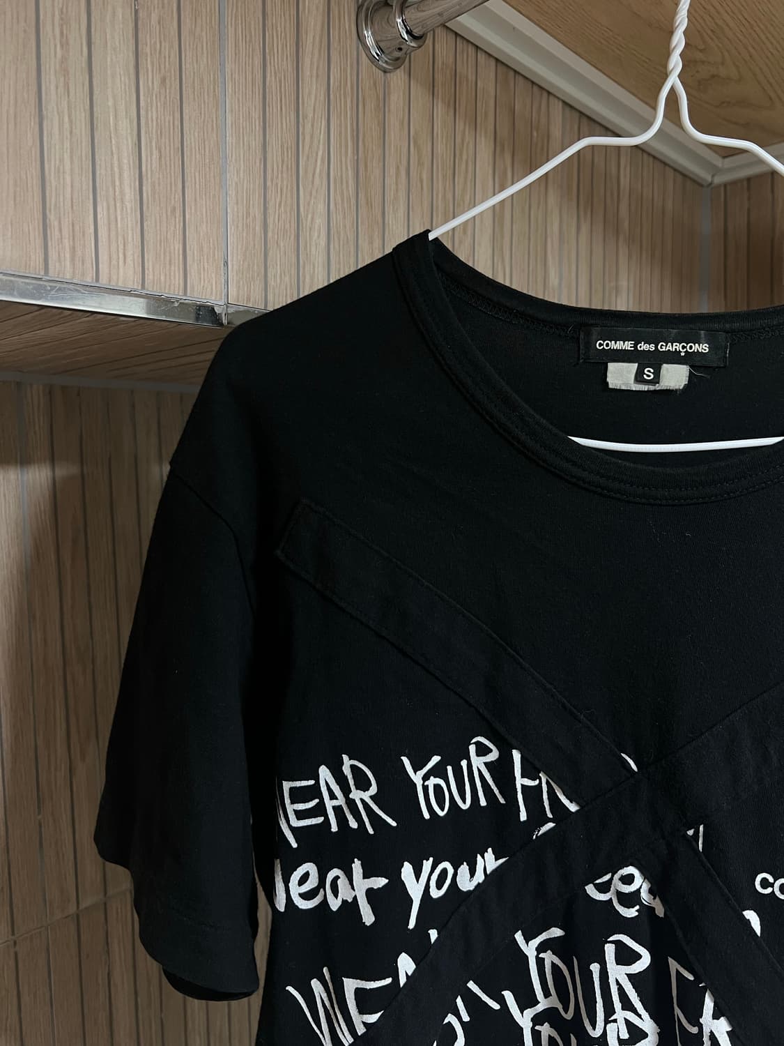 꼼데가르송 wear your freedom 티셔츠 상품이미지2