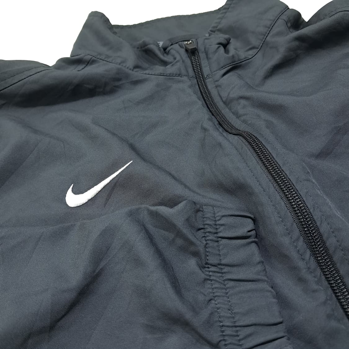 CL842 XL 나이키 드라이핏 파이핑 차콜그레이 바람막이 자켓 상품이미지4