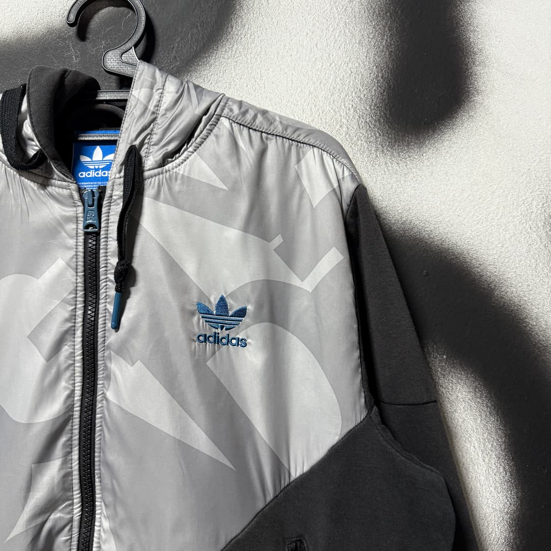 아디다스 빅사이즈 파이어버드 배색 집업 후디 상품이미지4