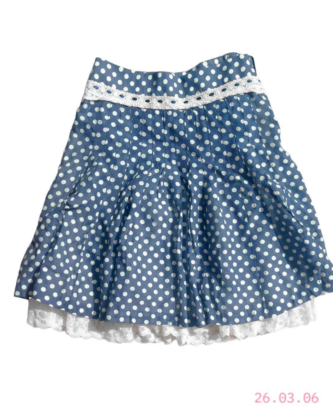 Polka Dot Lace Skirt 폴카도트 레이스스커트 상품이미지1