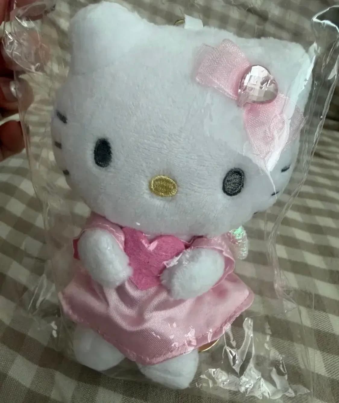 산리오 90s 엔젤 키티 릴홀더 키링 핑크 미개봉 상품이미지2