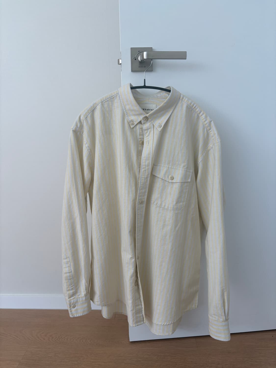 Khakis Oxford Club Shirt Yellow 상품이미지3