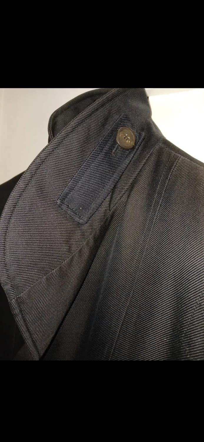 YSL rive gauche COTTON SHAWL COLLAR COAT 상품이미지3