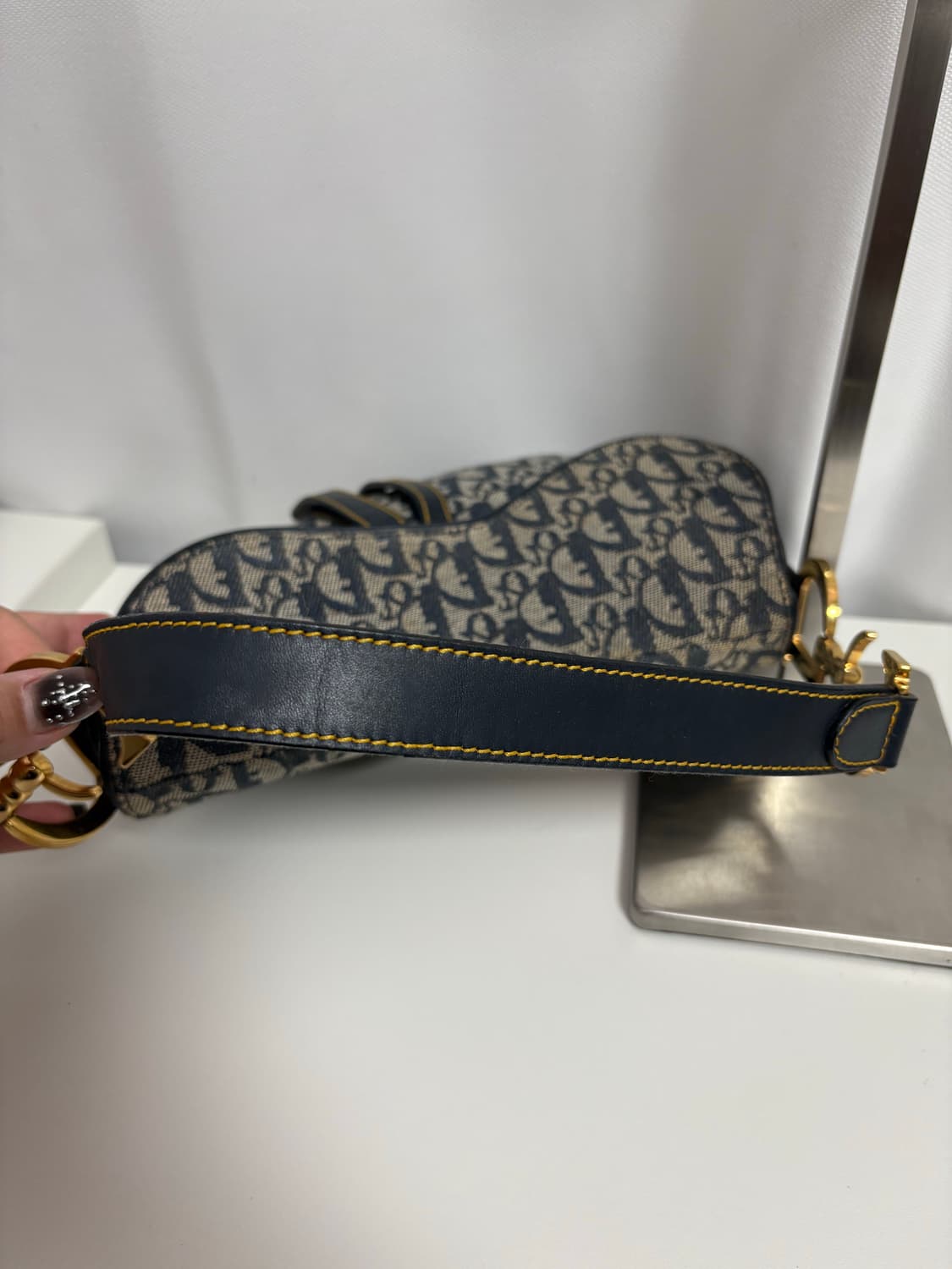 디올 오블리크 새들백 금장 상품이미지5