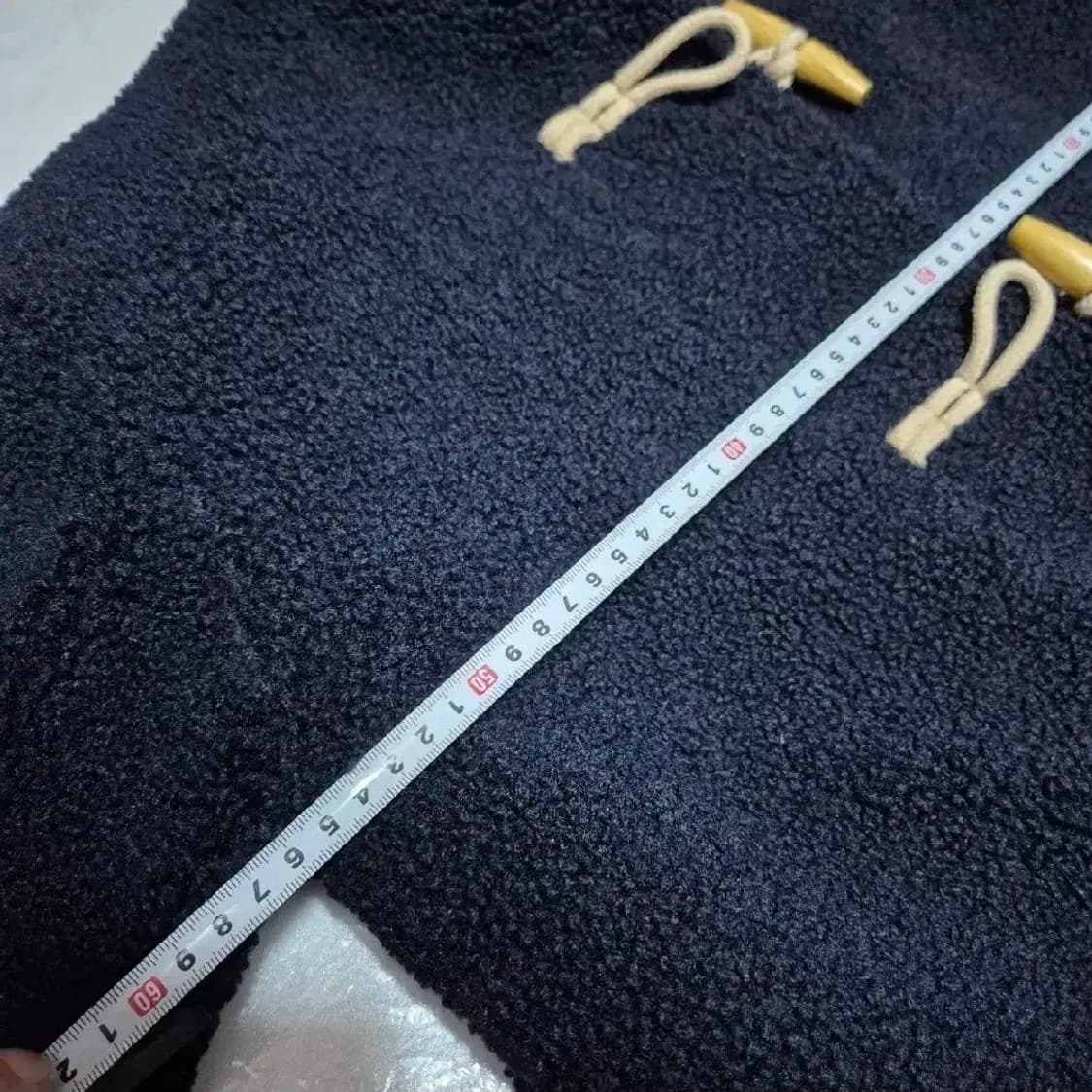 새상품상태 미쏘 양털 떡볶이코트 후리스 s 상품이미지5