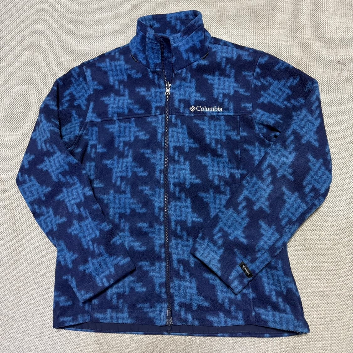 컬럼비아 패턴 플리스 집업 상품이미지1