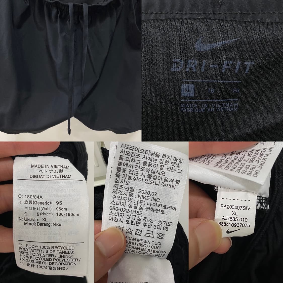 나이키 드라이핏 러닝 챌린저 5인치 쇼츠 블랙 상품이미지6