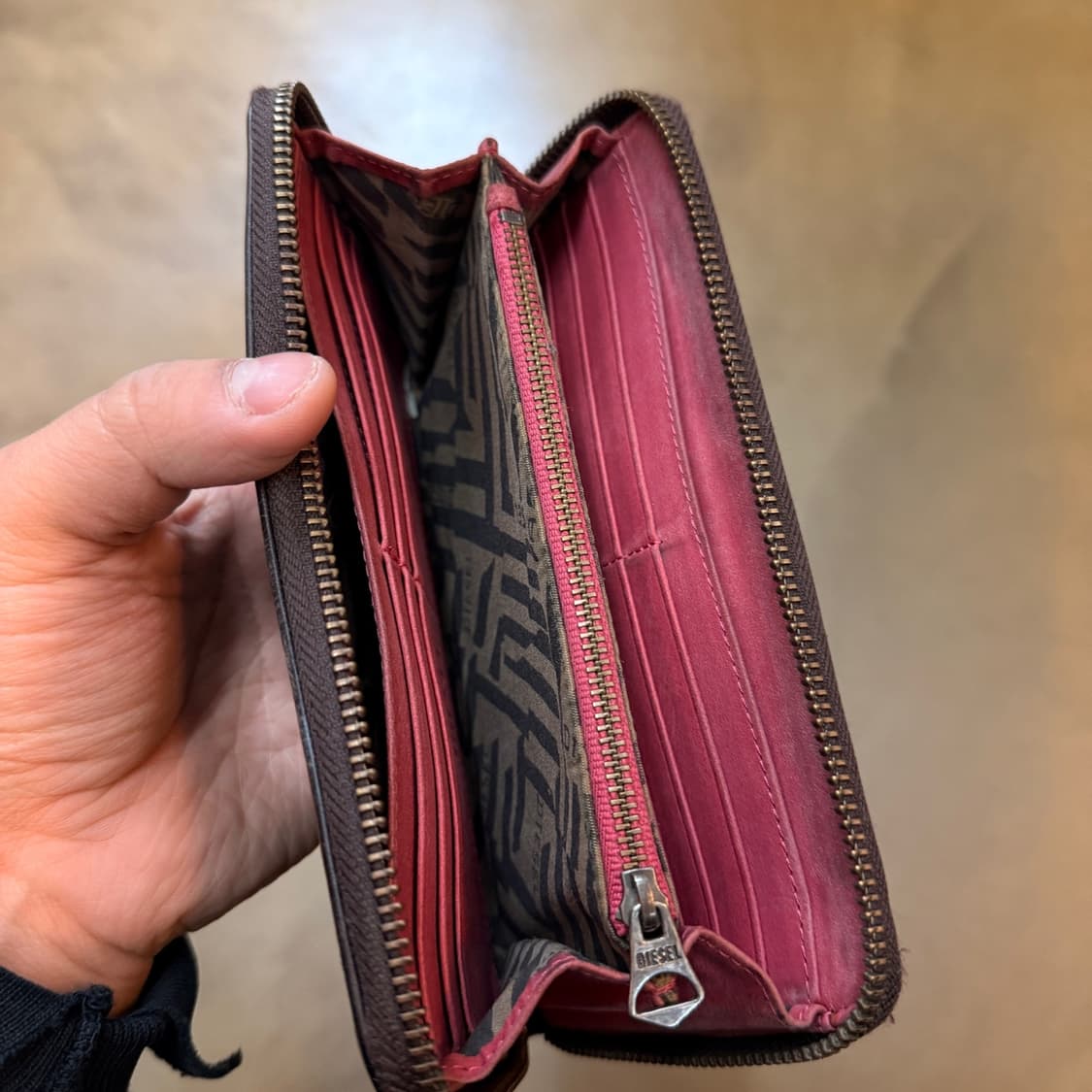 디젤 레더 장지갑 상품이미지3