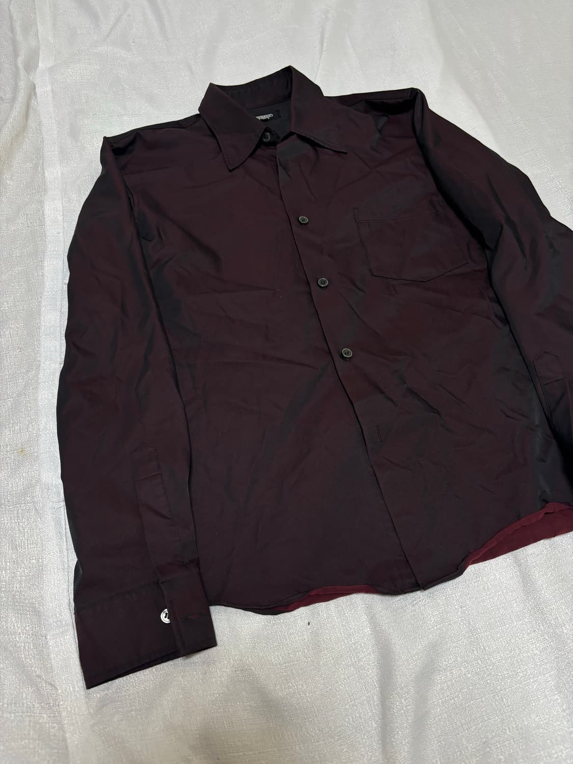 “Tornado Mart” Burgundy V-Kei Mood Shirt 상품이미지8