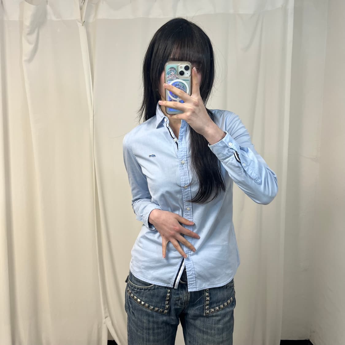 Lacoste sky blue shirt   상품이미지1