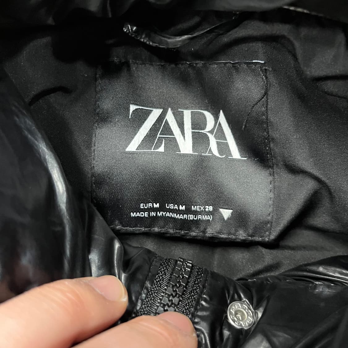 자라 우먼 크롭패딩 상품이미지3