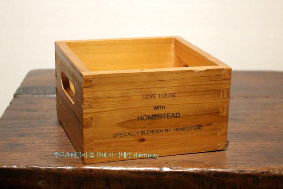 우드박스 2종 빈티지소품 인테리어소품 엔틱소품 카페소품 나무소품 원목 상품이미지8