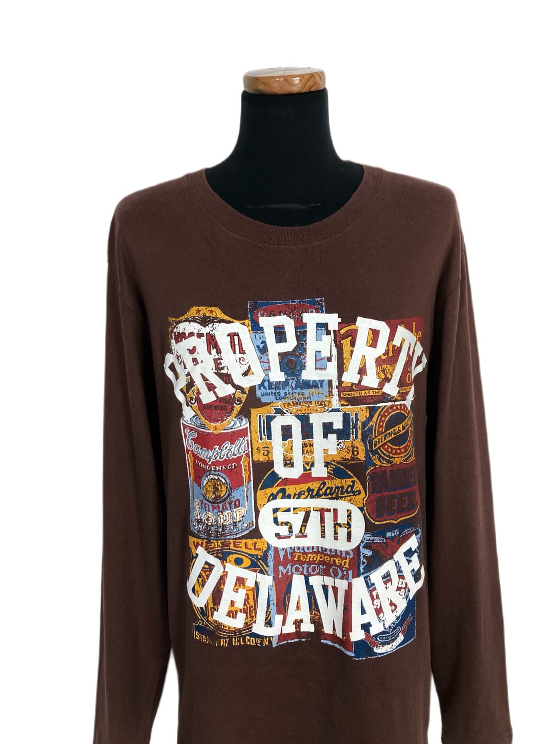 brown delaware printing tshirt 상품이미지3
