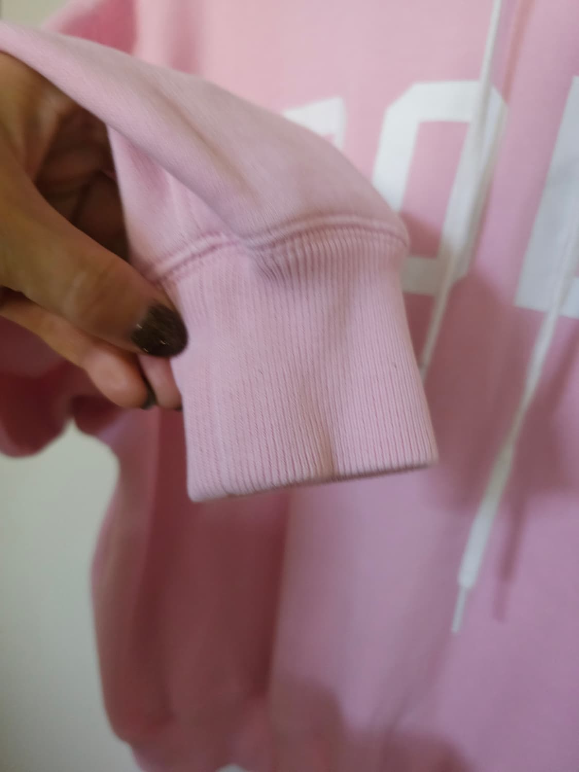 폴로 랄프로렌 핑크 기모 후드티 상품이미지4