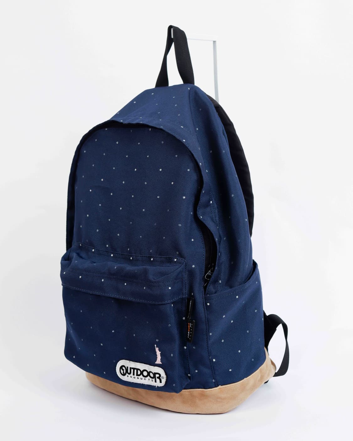 [OUTDOOR x EASTBOY] 네이비 코듀라 도트 프린팅 백팩 상품이미지1