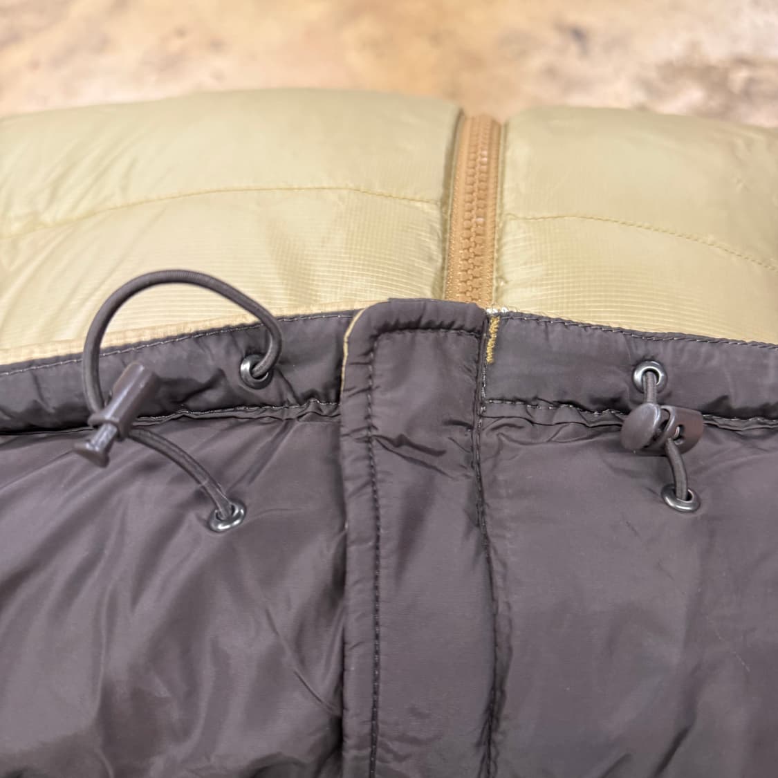 노스페이스 베이지 브라운 패딩 조끼 95 상품이미지7