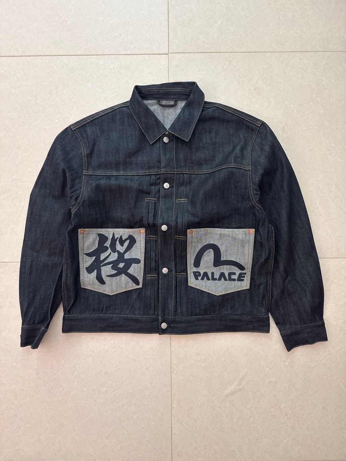 Palace X Evisu 2026 type 2 Denim Jacket 상품이미지1