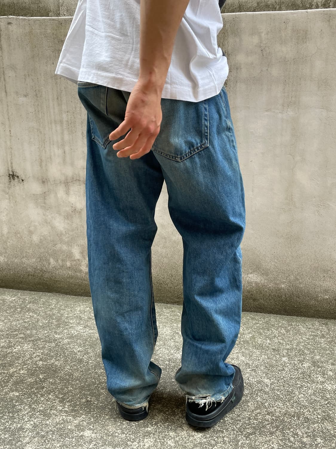 USA Made)90s 스투시 배기 데님 팬츠 상품이미지7